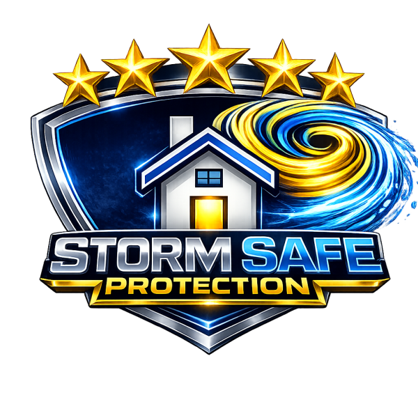 storm safe logo with silver tip